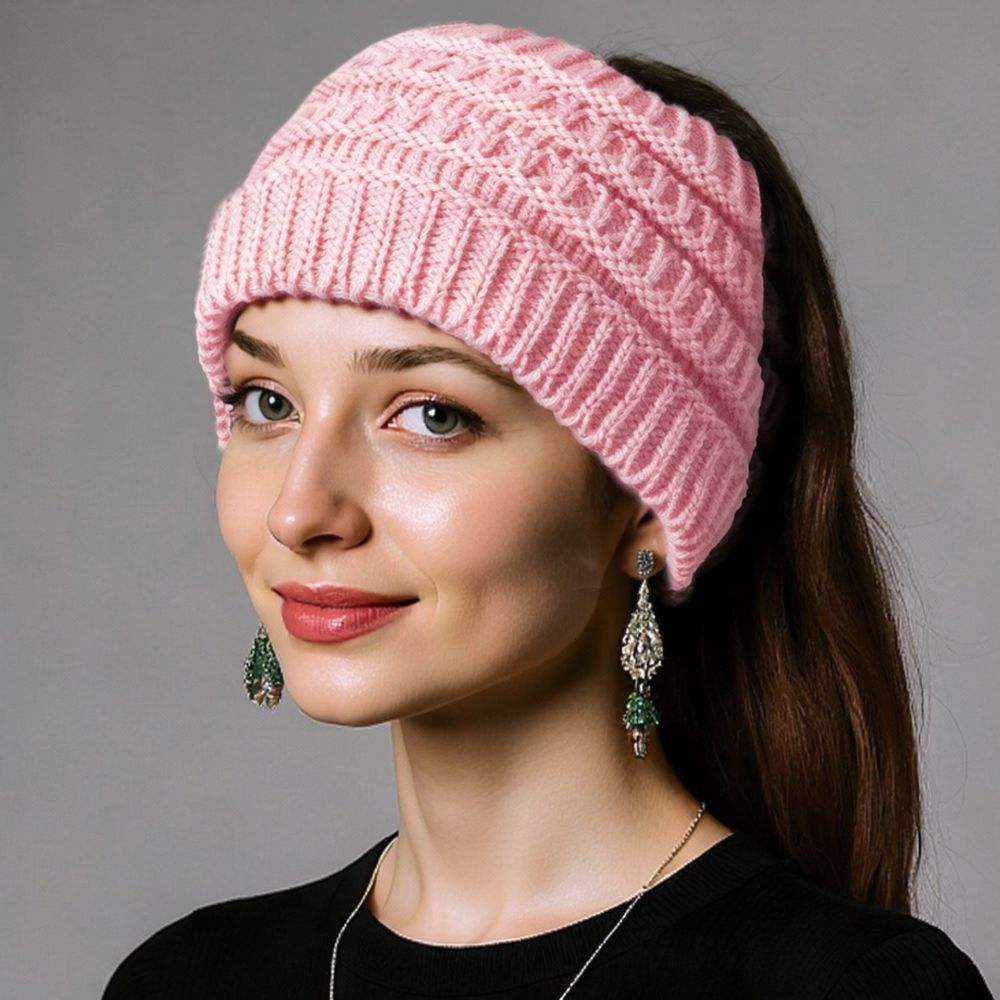 Autumn Winter Knitted Headband - Fleece Ear Warmer Band review and price