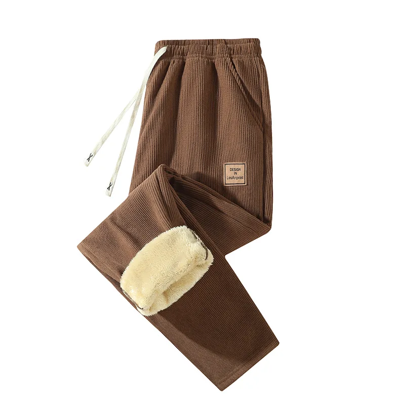 Winter Warm Pants Men's Thick  - Corduroy Pant Warm review and price