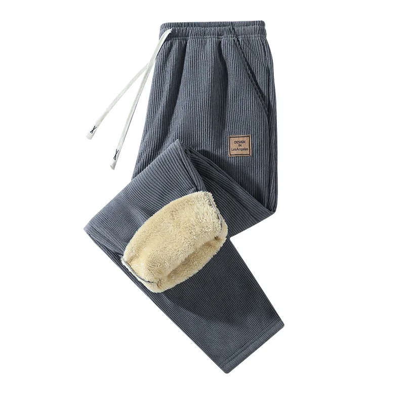 Winter Warm Pants Men's Thick  - Corduroy Pant Warm review and price