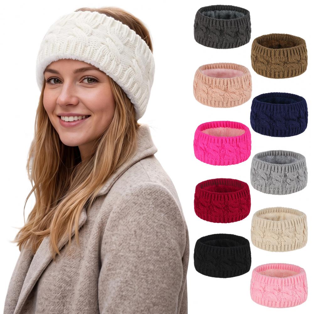 Faux Fur Headband for Winter W - Fleece Ear Warmer Band review and price