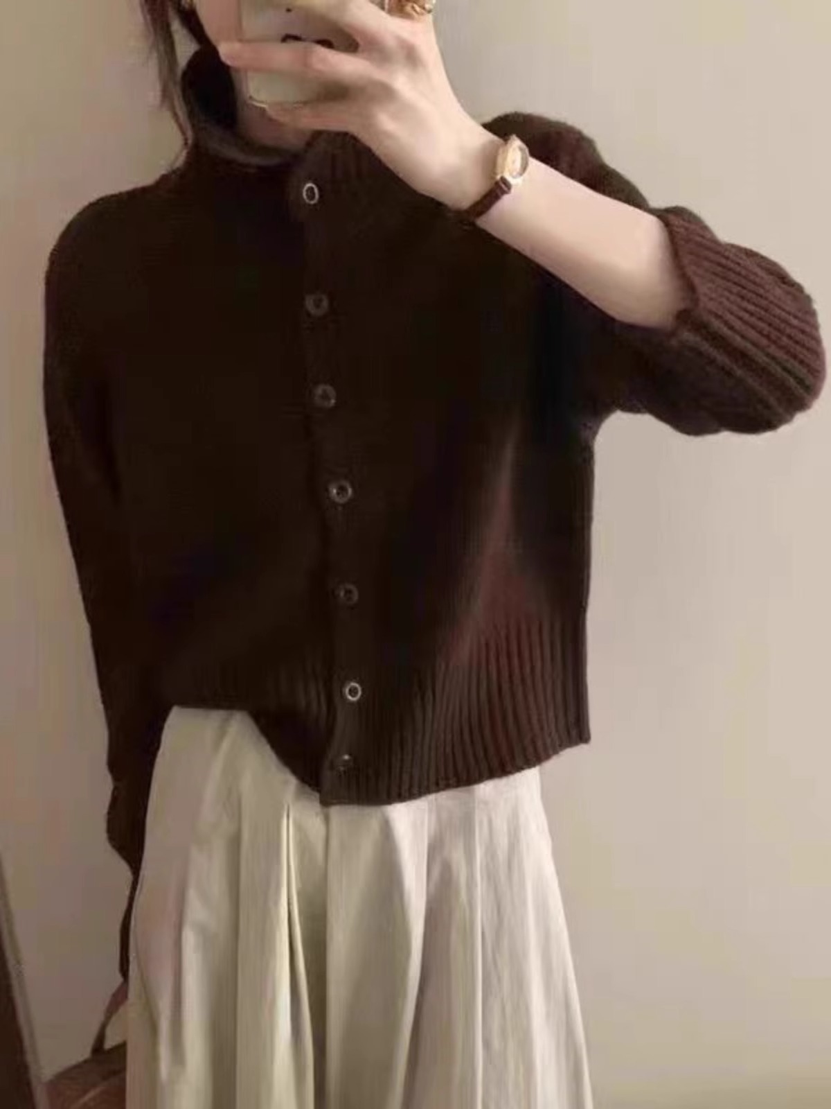 French new turtleneck short ca - Wool Coat Peacoat review and price
