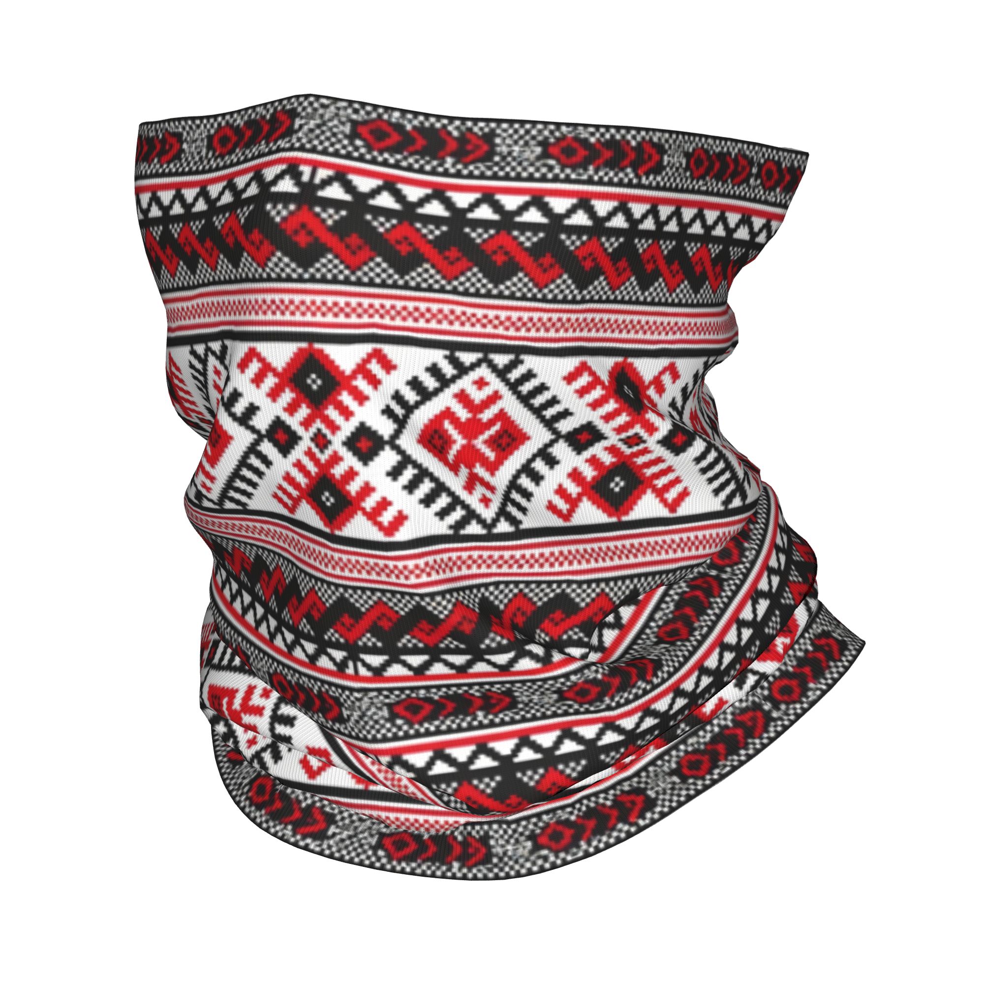 Custom Ukrainian Vyshyvanka Em - Neck Gaiter Fleece review and price