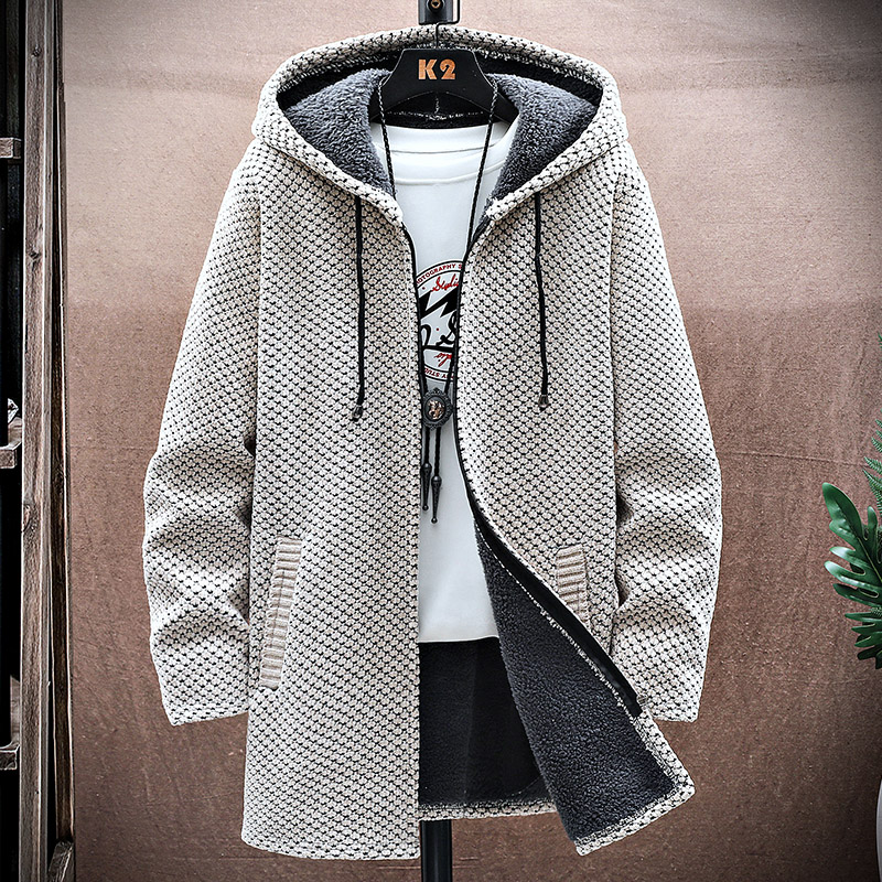 Men's Cardigan Cashmere Long C - Wool Coat Peacoat review and price