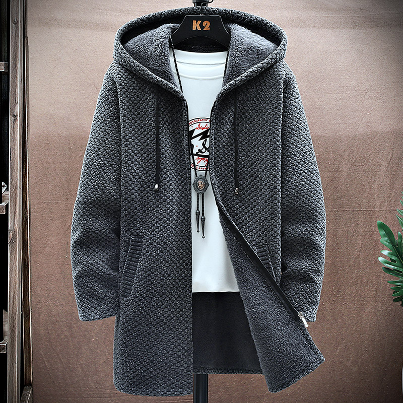 Men's Cardigan Cashmere Long C - Wool Coat Peacoat review and price